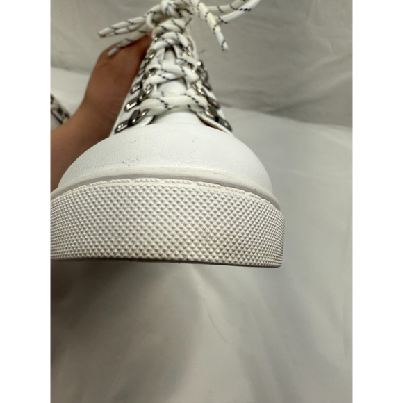 Linea Paolo FINA Ankle Booties wedge sneaker 8.5 M white - Picture 13 of 16